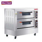 2 deck 4 tray electric bakery oven