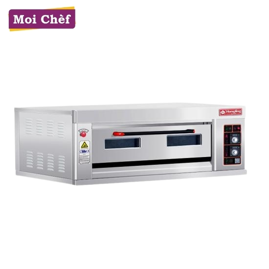 2 Deck 6 Trays Gas Deck Oven with Stainless Steel (4)