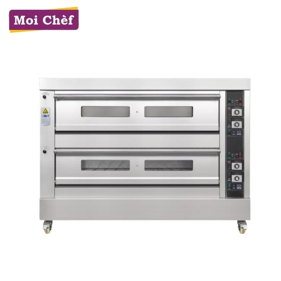 3 Deck 6 Trays Gas Deck Oven with 220mm Chamber Height (2)